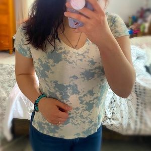 Eddie Bauer Tie Dye V-Neck